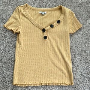 American Eagle Yellow Shirt